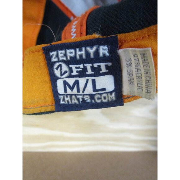 Miami Hurricanes Hat Cap Fitted NCAA University Zephyr Medium Large - Picture 8 of 9